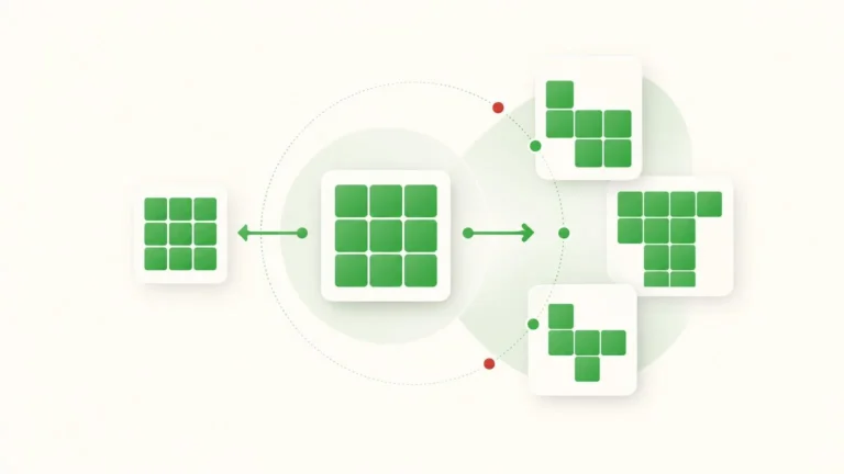 Cuadrículas: de 3×3 a las formas variables